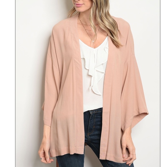 HipFinds Sweaters - Fantastic Blush Chiffon Cardigan🌟